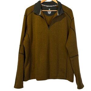 Kühl Mens Revel Fleece 1/4 Zip Pullover Sweater XX Large Gorpcore Hiking Outdoor